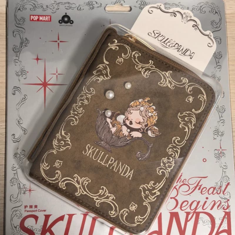POP MART SKULLPANDA The Feast Begins Series Porta Passaporto Blind Box Giocattoli Anime Action Figure Scatola a Sorpresa Mystery Box Bambole per Ragazze