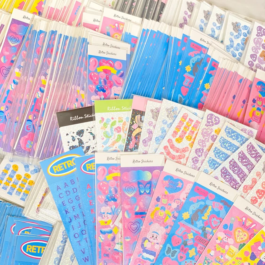 SKYSONIC New Arrival 3PCS Full Set Series Decor sticker Scrapbook Laser Kpop Stickers For Journal Stationery Sticker Suppliers