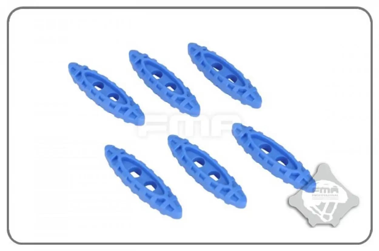 (6 pezzi per un set) FMA Nuova fibbia per cordino Gilet Fibbia per imbracatura Sei colori Accessori per corda da tiro con serratura per lo zaino