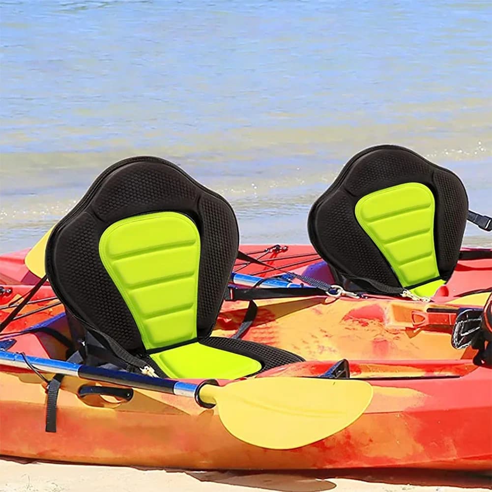 % un Sedile per paddleboard Surf Paddle Board Supporto antiscivolo Tappetino di riposo Sedile per kayak imbottito regolabile Schienale per canoa Sedile con cuscino morbido