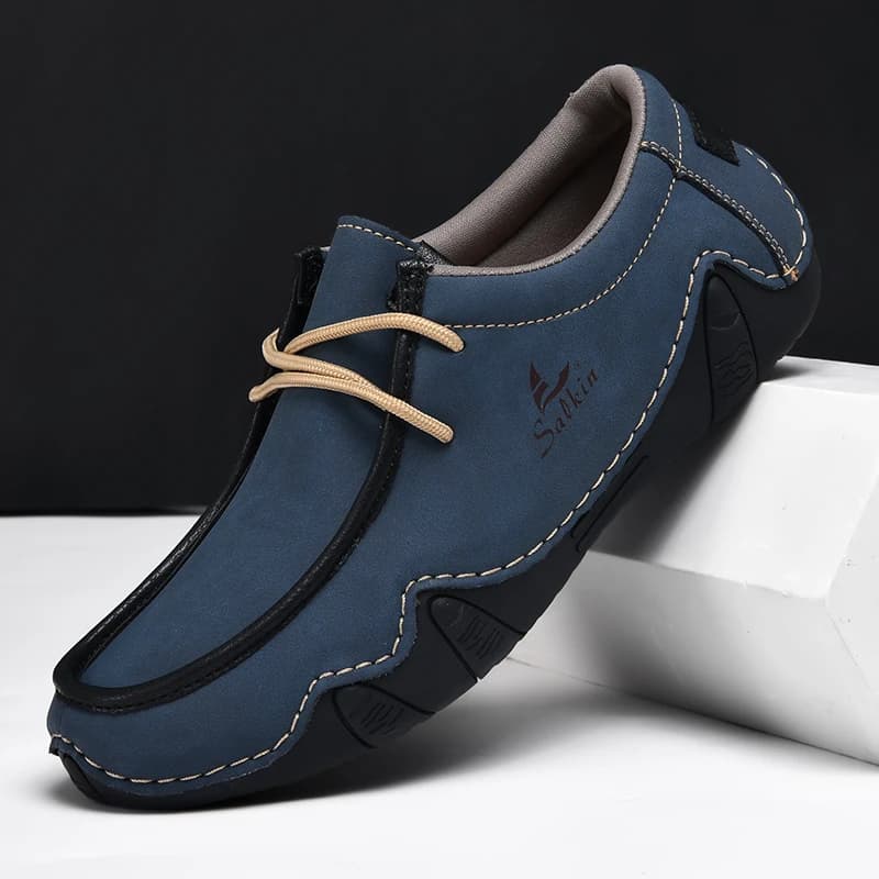 Men Octopus Sole Microfiber Leather Loafers Slip On Breathable Casual Driving Shoes Big Size 38-48 Multicolor Walking Sneakers