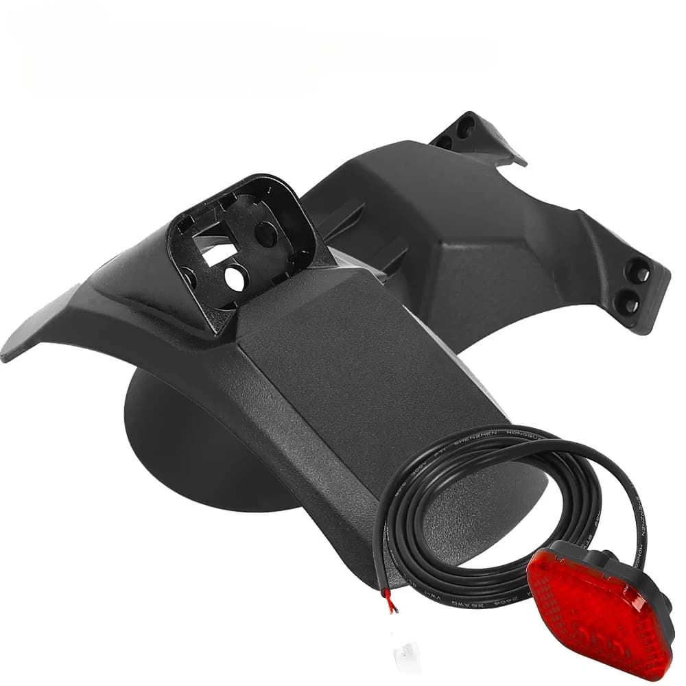 Nuovo Kit Parafango Anteriore e Posteriore con Luce Posteriore per Monopattino Elettrico Kukirin G2 Pro 2024, Accessori in Plastica Antispruzzo