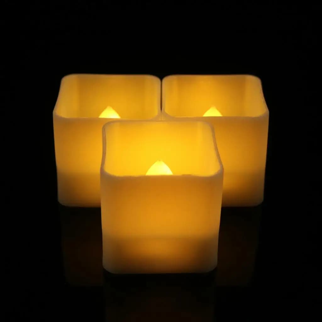 Flickering Flameless LED Candle Battery Operated Mini Tea Light Candle for Romantic Wedding Anniversary Decor