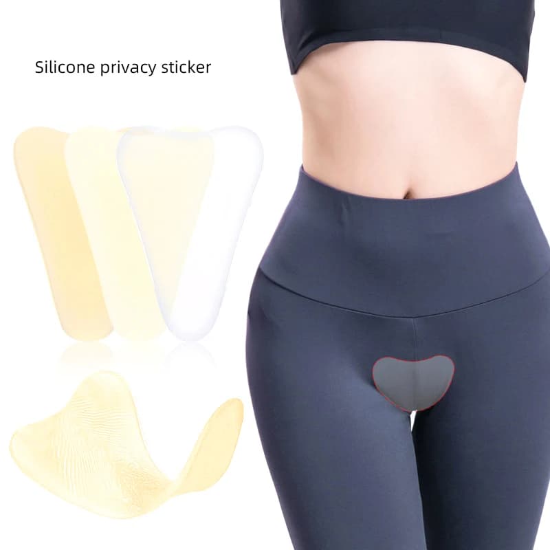 ● Cuscinetti in silicone invisibili riutilizzabili per nascondere il camel toe, adesivi protettivi per costume da bagno da donna