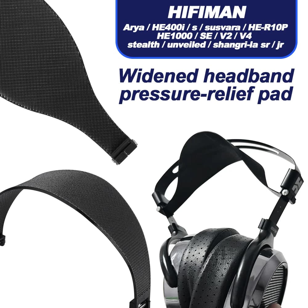 Widened Headband Pressure-Relief Pressure Relief For HIFIMAN Arya / HE400i S HE-R10P HE1000 Shangri-La TPU breathable elastic he