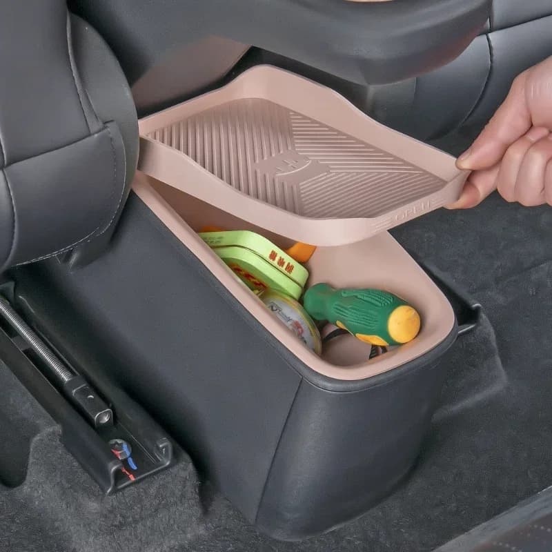 For BYD Seagull Rear Storage Box Trash Can Car Storage Trash Bin Interior Supplies Decoration Practical Modification Accessories