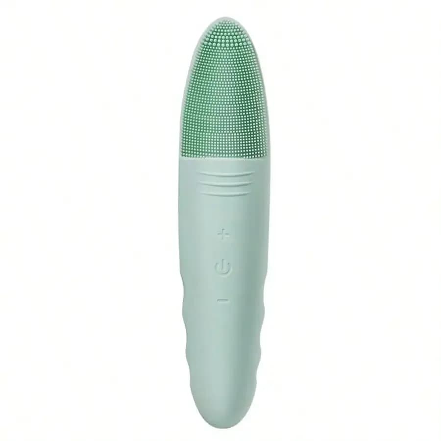 Spazzola per la pulizia del viso, massaggiatore elettrico per il viso in silicone, pulizia profonda dei pori, impermeabile, ricarica USB, strumento per la cura della pelle