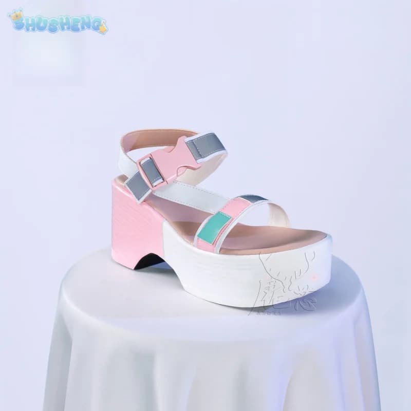 Game Alice Thymefield Cosplay Shoes Zenless Zone Zero Men's and Women's Halloween Carnival Sweet High Heels Sandals