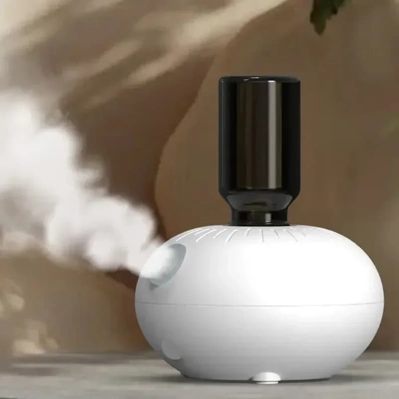 Essential oils diffuser for car, air freshener, induction automatic aromatizer, portable, bedroom and office