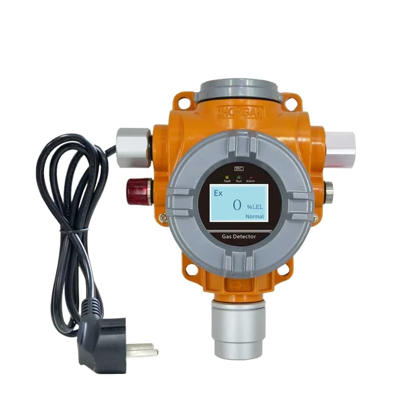 Rilevatore di gas fisso quattro in uno solfuro di idrogeno rilevatore di ossigeno monossido di carbonio Alimentatore esterno 220v