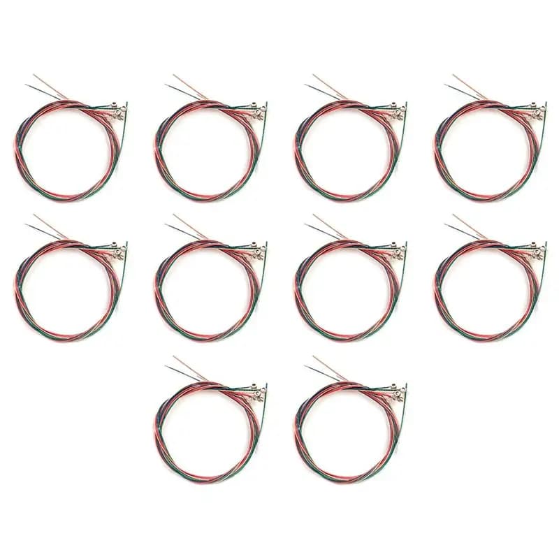 10 Sets Of 6Pcs Pure Copper Strings For Classical Guitar And Ukulele Strings Guitar Parts Accessories-A00E