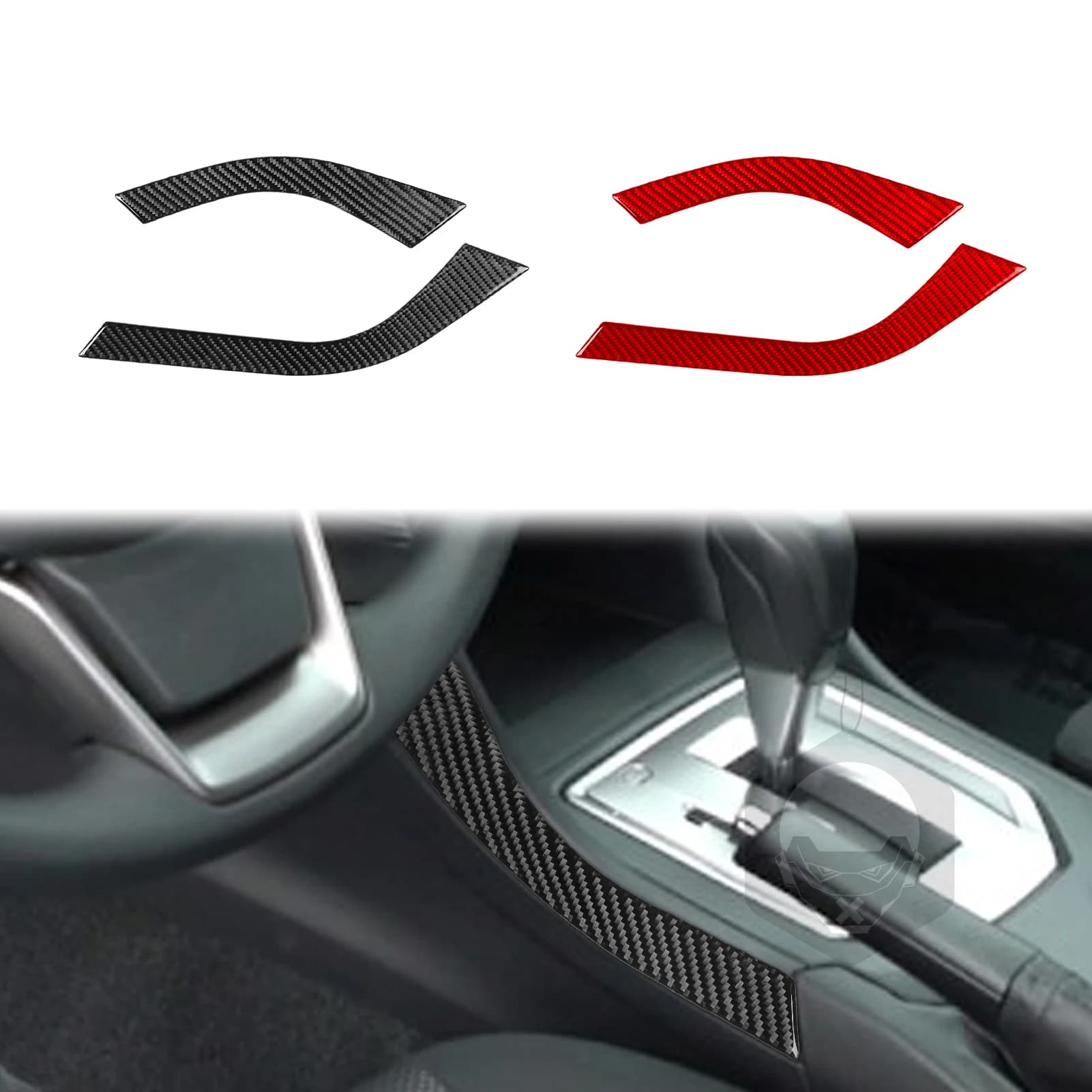 Per Subaru Impreza 2017-2022 Crosstrek 2018-2022 Refit In Fibra di Carbonio Ingranaggi Lati Pannello venature del Legno Adesivo Interni Auto