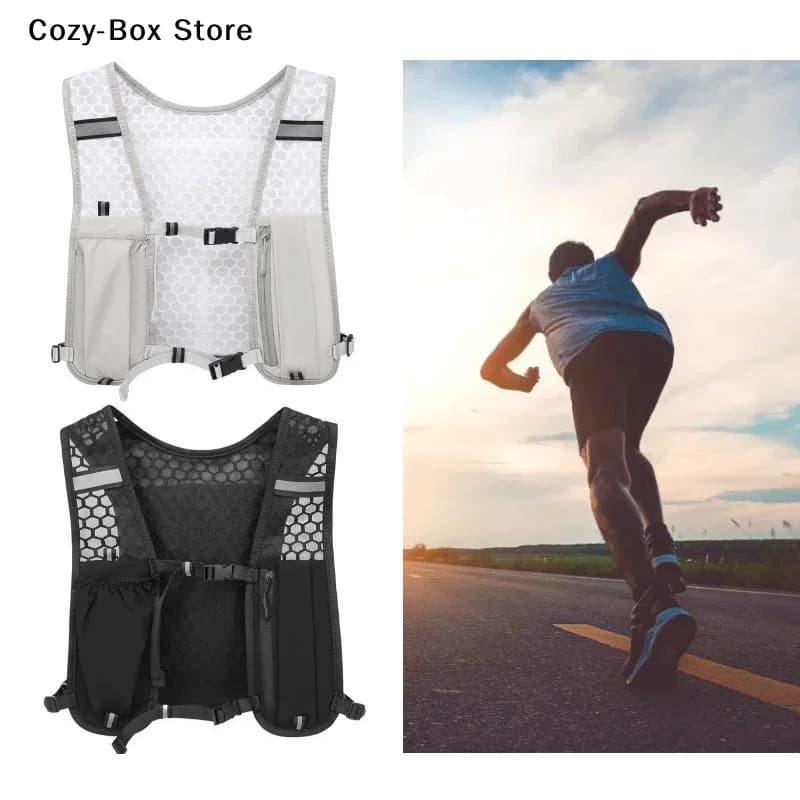 [ZY]1PCS Running Hydration Vest Backpack For Hiking Cycling Marathon Lightweight Water Chest Pack With Phone Storage Pocket[ZY]