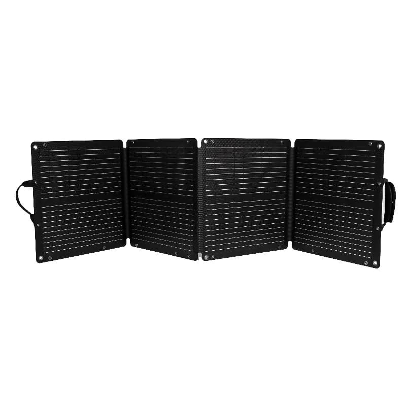 Pannello solare pieghevole da 100 W 110 W Caricatore per centrale elettrica da viaggio per camper da campeggio monocristallino ad alta efficienza impermeabile