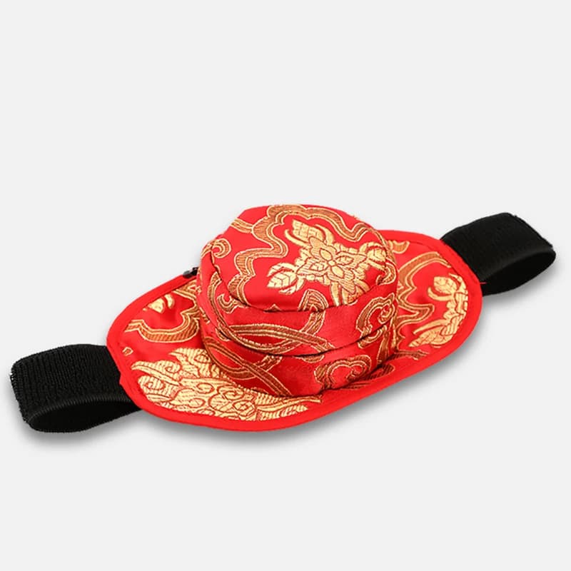 Moxibustion bag with red embroidery Burner for moxa Agopuntura Heat therapy Hot Utero Chinese medicine Massage gun Body massage
