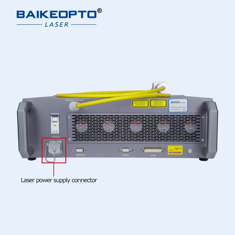 MAX 100W 200W 300W Q-Switch Laser a fibra pulsata Laser originale per incisione di marcatura