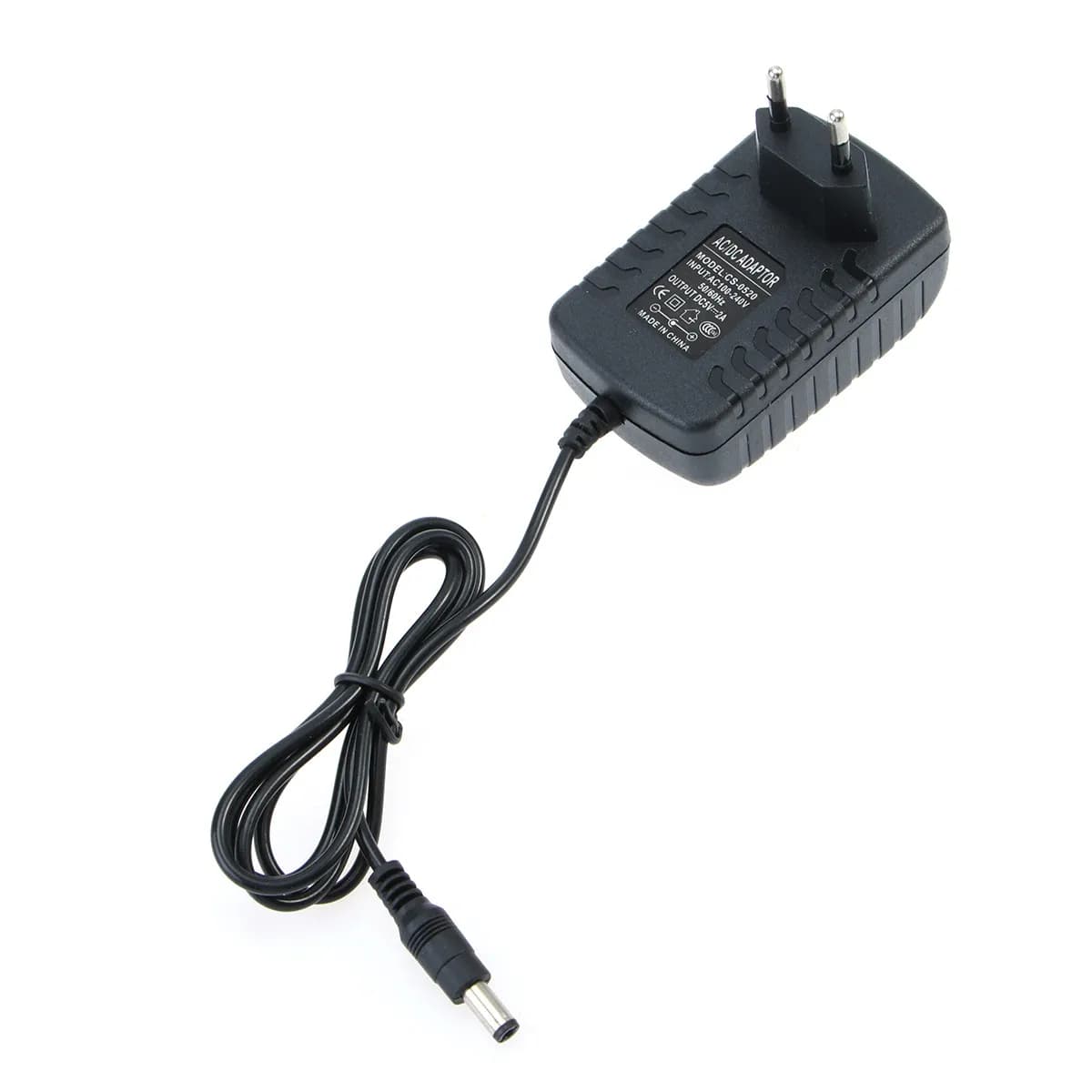 2A Power Adapter Ac 100-240V Dc Plug Eu Halloween Christmas New Year Travel Professional Ac To Dc Adapter Ac Adapter Plug Black