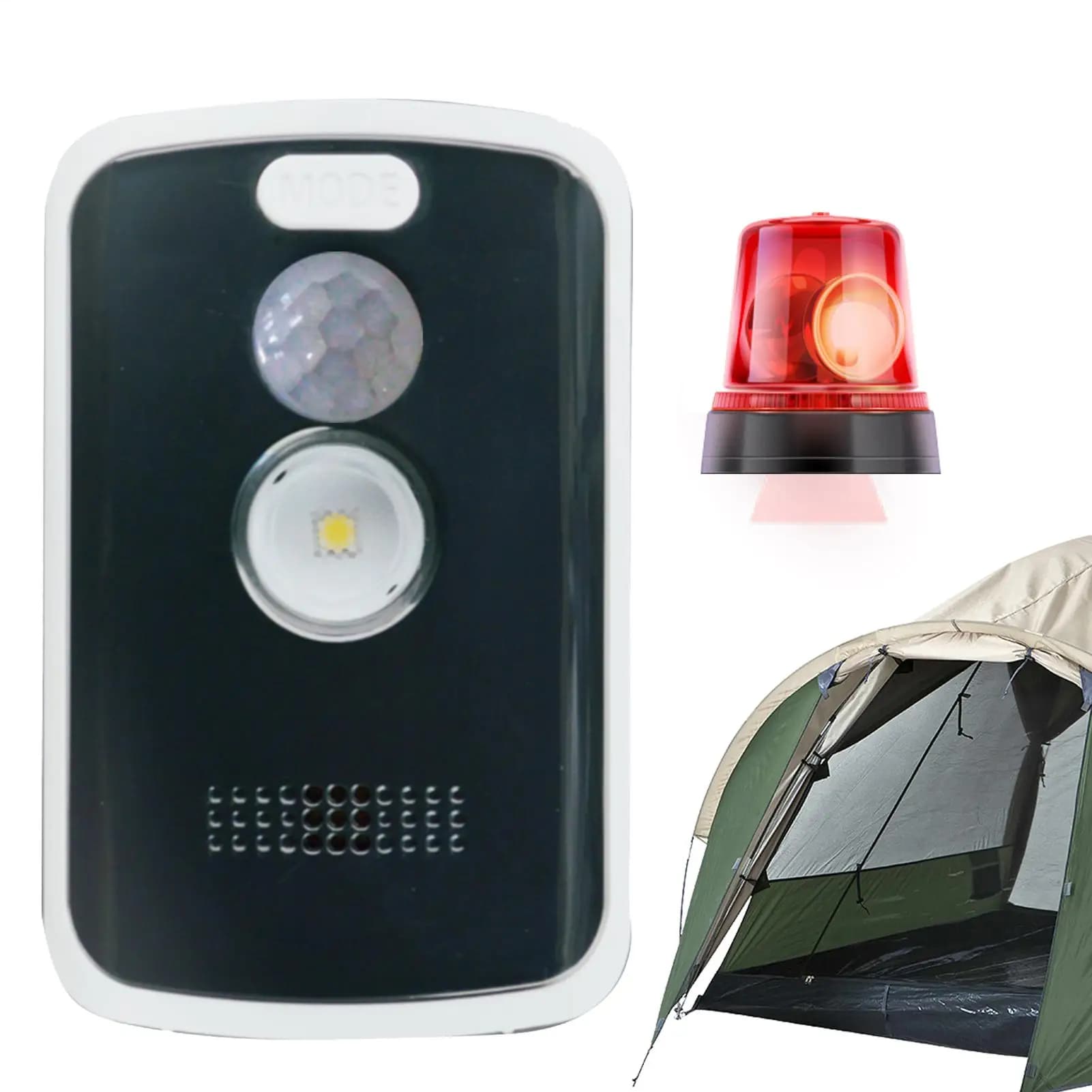 1pc Wireless Infrared Thermal Alarm Remote Control Outdoor Camping Anti-Animal Alarm Human Detection Sensor Burglar Alarm
