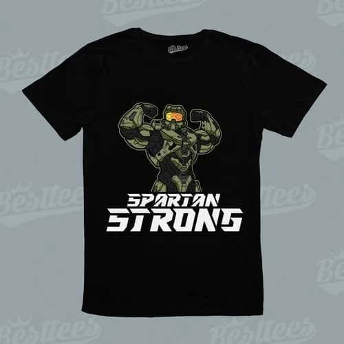 T-shirt Spartan Roman Robot Strong Gym Machine per esercizi con manubri e sollevamento pesi