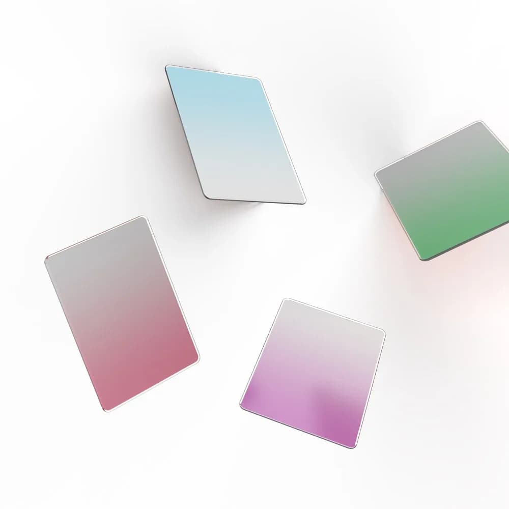 Acrylic Mouse Pad Costom Gradient Office Gaming Mouse Pad 350x25x7mm Large Glass Table Mat Esports Desktop Keyboard Accessories