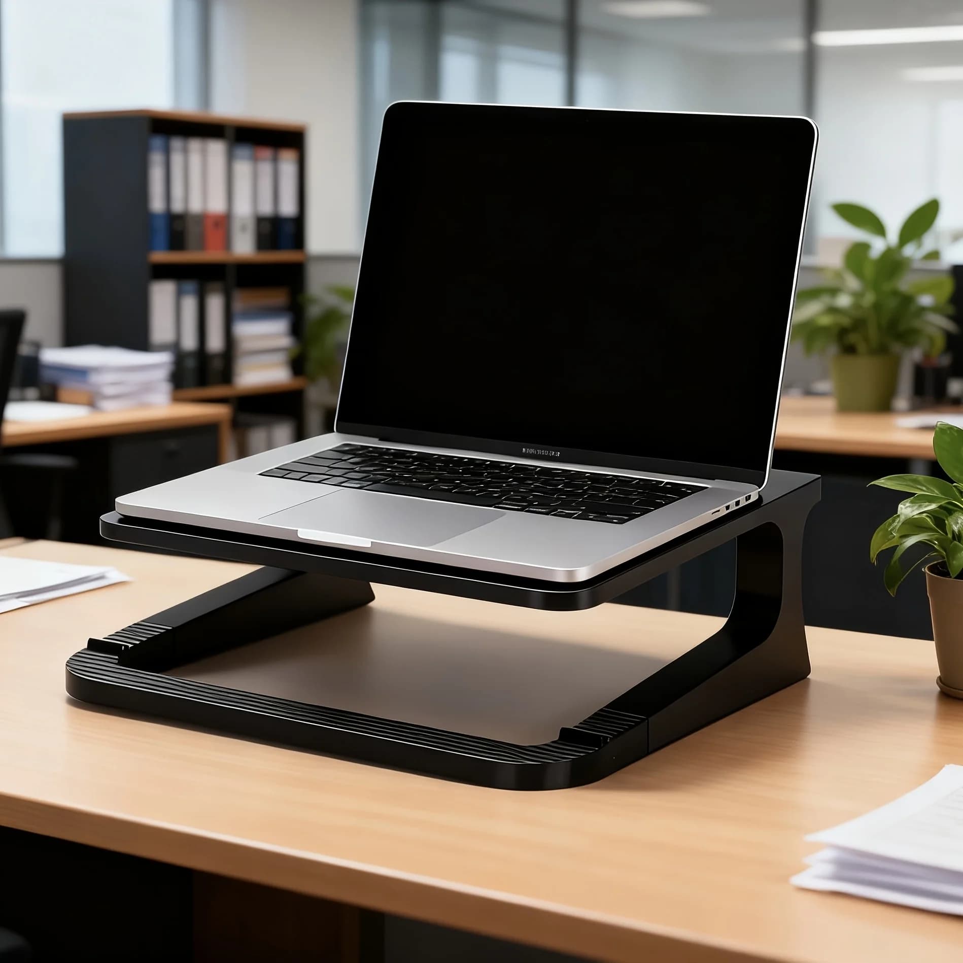 Supporto portatile per laptop con regolazione dell'altezza e design staccabile per una migliore ventilazione