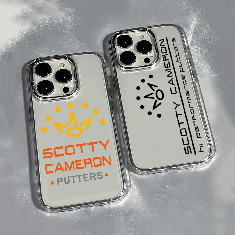 King Crown S-Scotty C-Camerons Phone Case For Iphone 17 Pro Max 14 16 Plus 13 15 Pro Max 12 Pro 11 Air Transparent Soft Cover