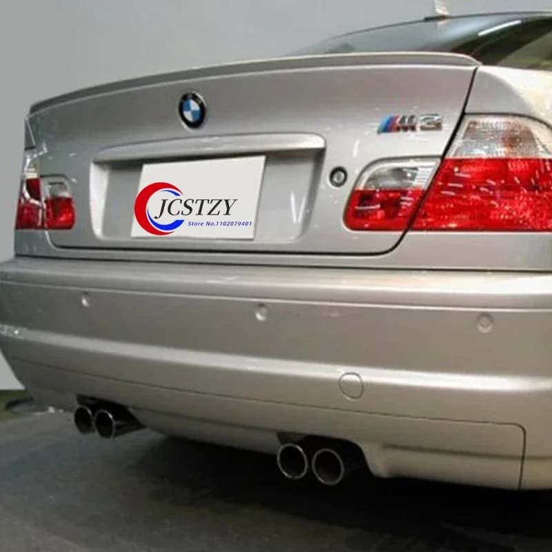 For 1998-2006 BMW 3 Series E46 ABS Plastic M3 Style Black Carbon Rear Trunk Lid Boot Lip Car Spoiler Wings Accessories