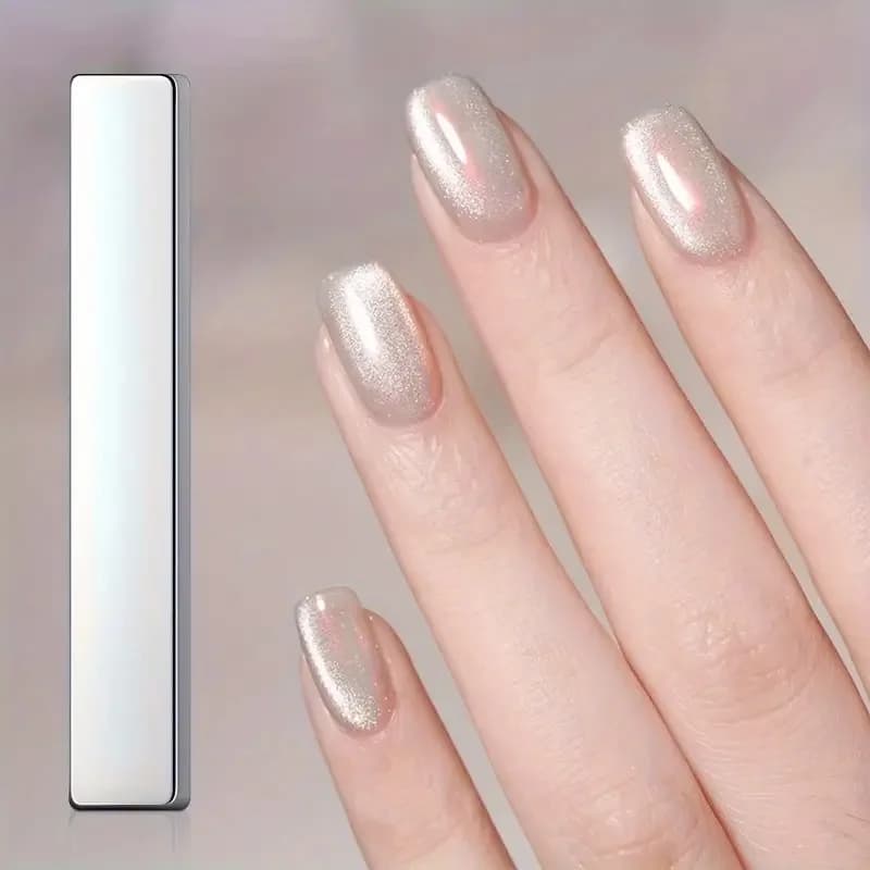 SLIVER Colla Magnetica per Unghie Effetto Occhio di Gatto, Bastoncino Magnetico per Unghie Effetto Occhio di Gatto 1 Pezzo