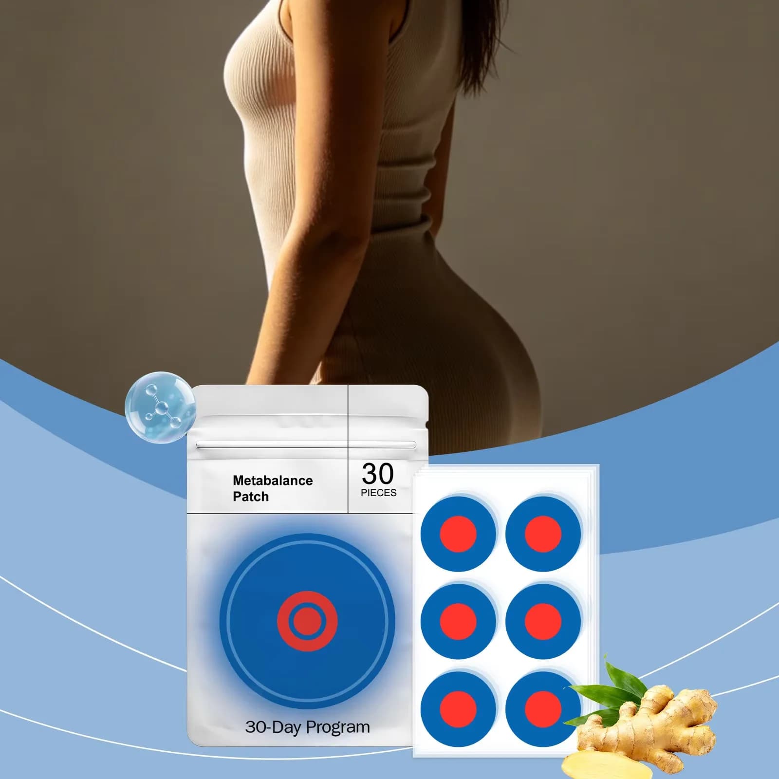 ​ Cerotti Metabalance per Modellamento del Corpo, Controllo del Peso, Brucia Grassi, Dieta Bilanciata, Riduzione dell'Appetito, Esercizio Quotidiano, Adesivi Dimagranti