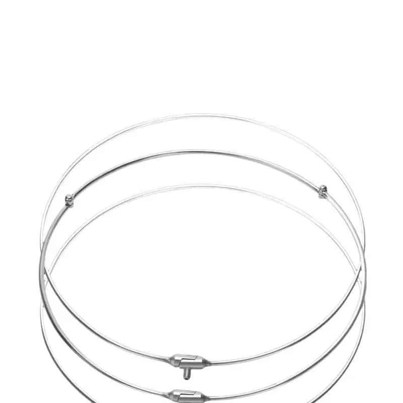 Solid Stainless Steel Landing Fishing Net Folding Brail Head Ring Universal Nut