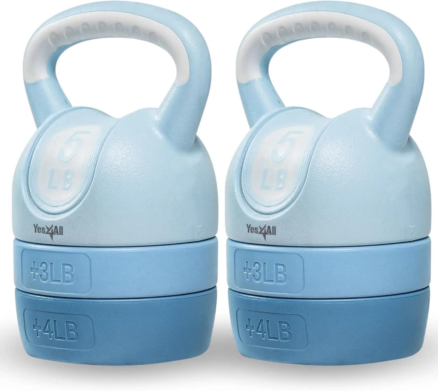 Set di kettlebell regolabili da 5-12 libbre per allenamento di forza, allenamento in casa, con chiusure antiruggine