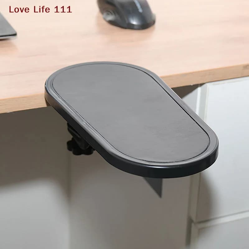 Nuovo bracciolo per computer per scrivania Supporto per poggiapolsi ergonomico regolabile per supporto per tappetino per mouse girevole con prolunga per bracciolo per tastiera