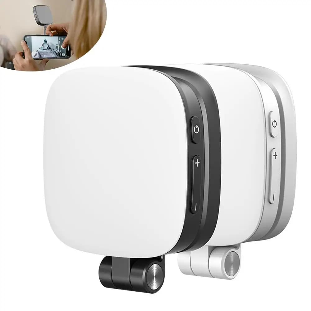 Mini luce di riempimento per selfie con specchio Forte adsorbimento magnetico LED Luce per fotografia video ricaricabile per smartphone Tablet