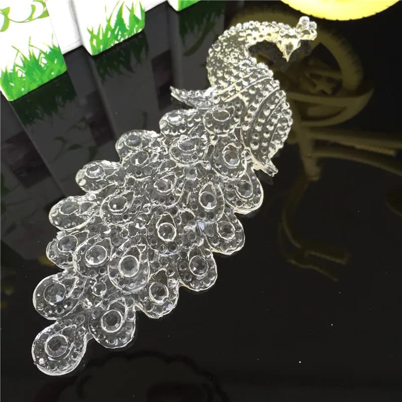 Fai da te creativo ciondolo gioielli pavone stampo in silicone confezione regalo spilla decorativa strumento per la creazione di gioielli stampo in resina per gocce