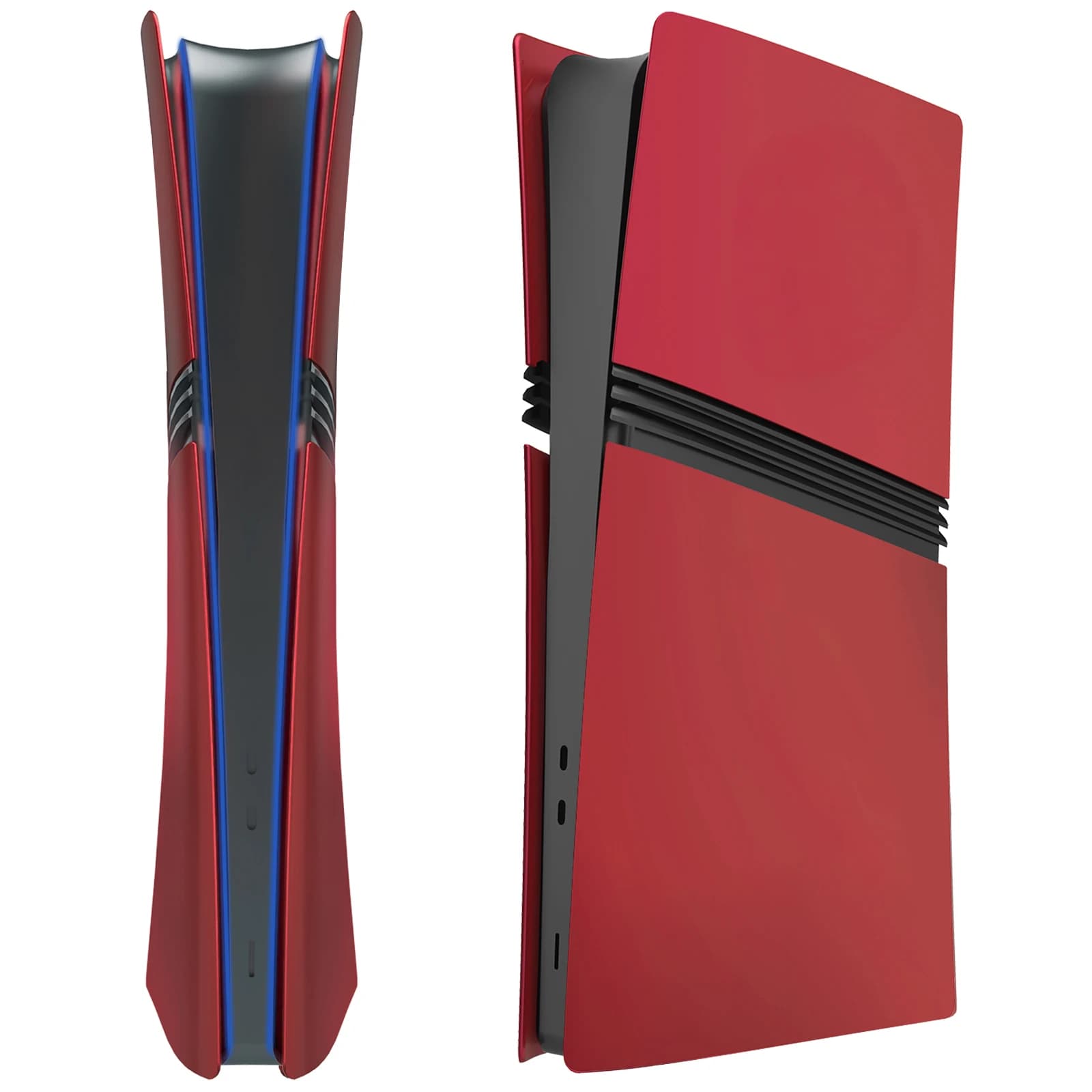 Cover per Console di Gioco PS5 PRO (Edizione Digitale Nera o Rossa), Custodia Protettiva P5 PRO, Pannello di Ricambio