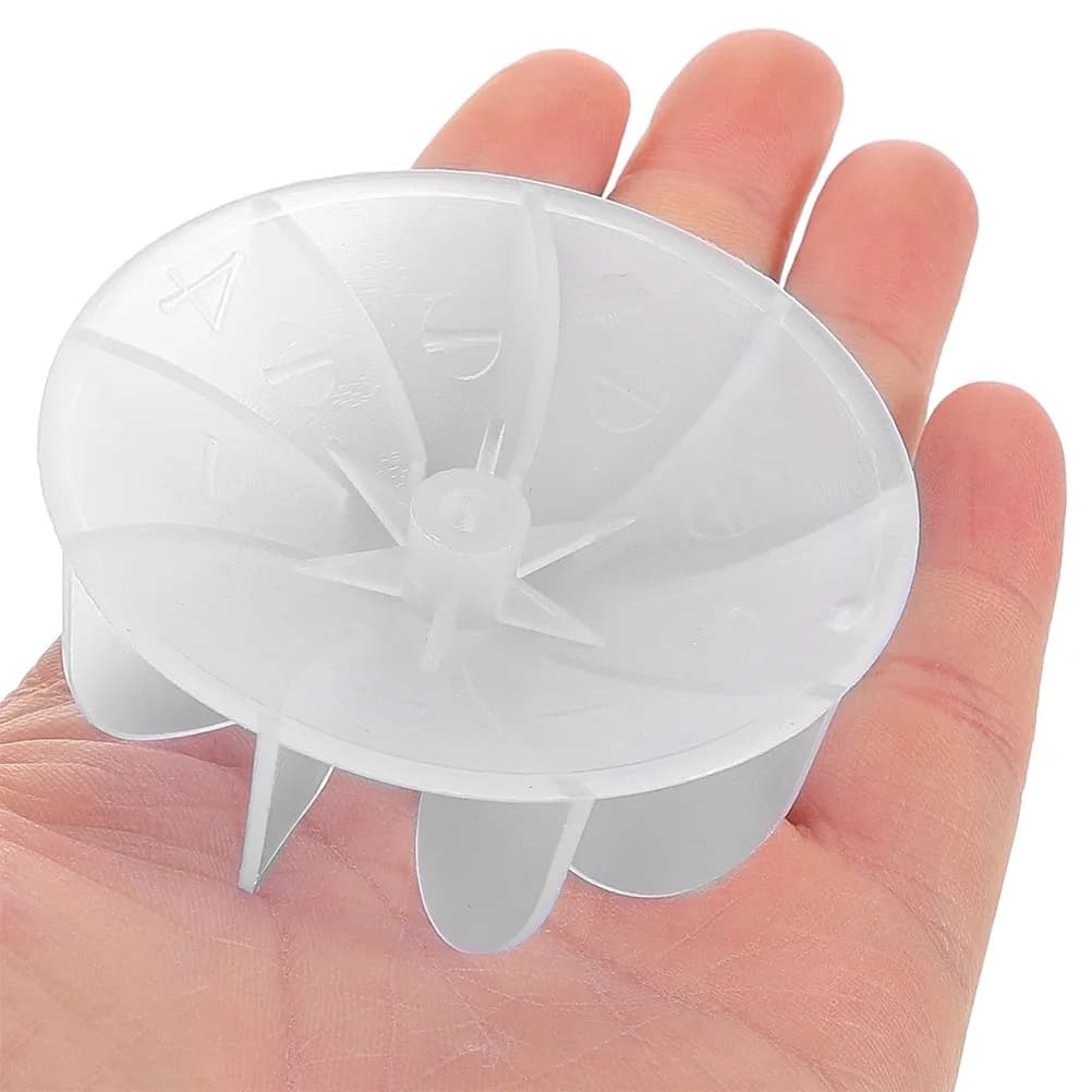 30 Pezzi Pale di Ricambio Universali in Plastica per Asciugacapelli, Mini Pale per Motore Ventilatore, Accessori e Ricambi per Riparazione Asciugacapelli da Salone
