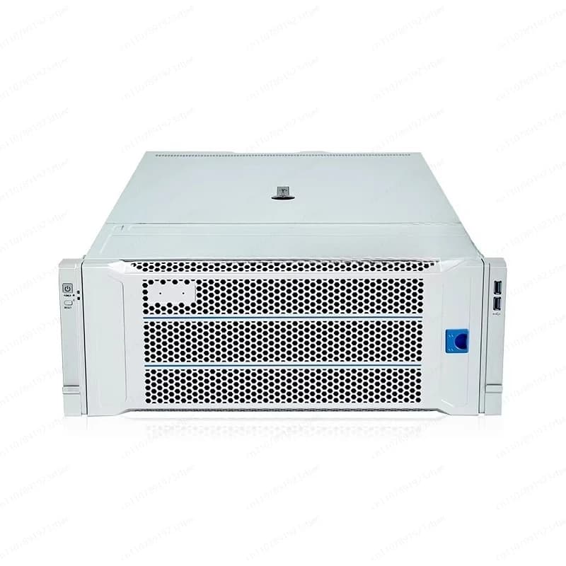 Server 4U a 8 alloggiamenti, multi-bay, per calcolo AI, archiviazione per intelligenza artificiale, server audio-video con 4 GPU, chassis NAS
