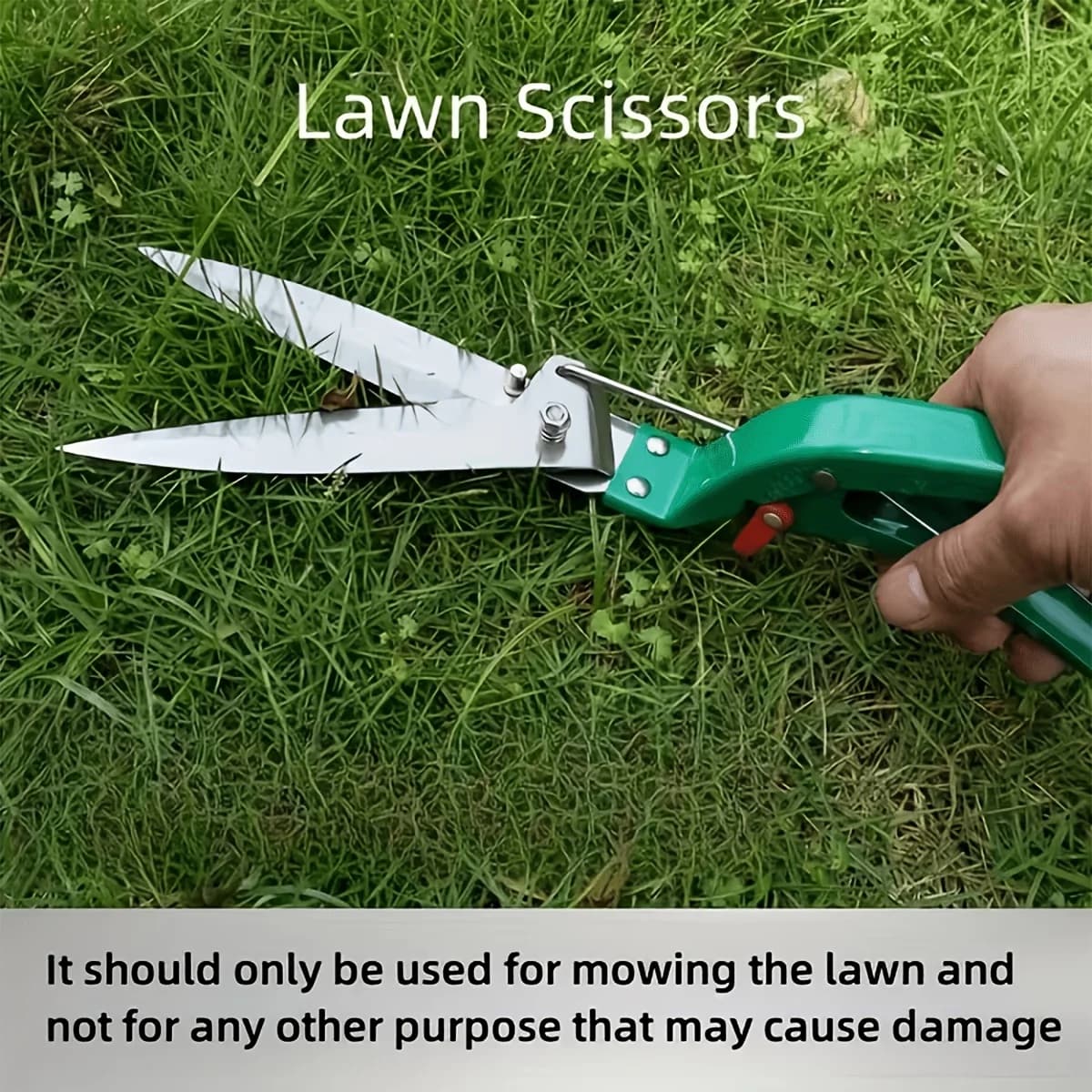 Manual Labor-saving Lawn Shears High Precision Garden Grass Scissors Durable No Power For Home Yard Lawn Edge Trimming
