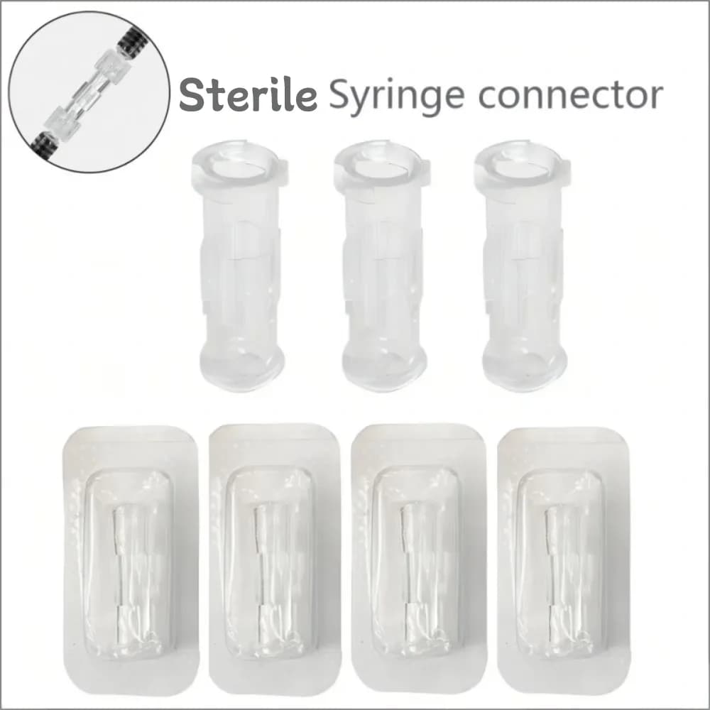Medical Sterile Plastic Connector Luer Syringe Connector Luer Lock Adaptor Luer Thread Connector Pp Material 10-1000pcs