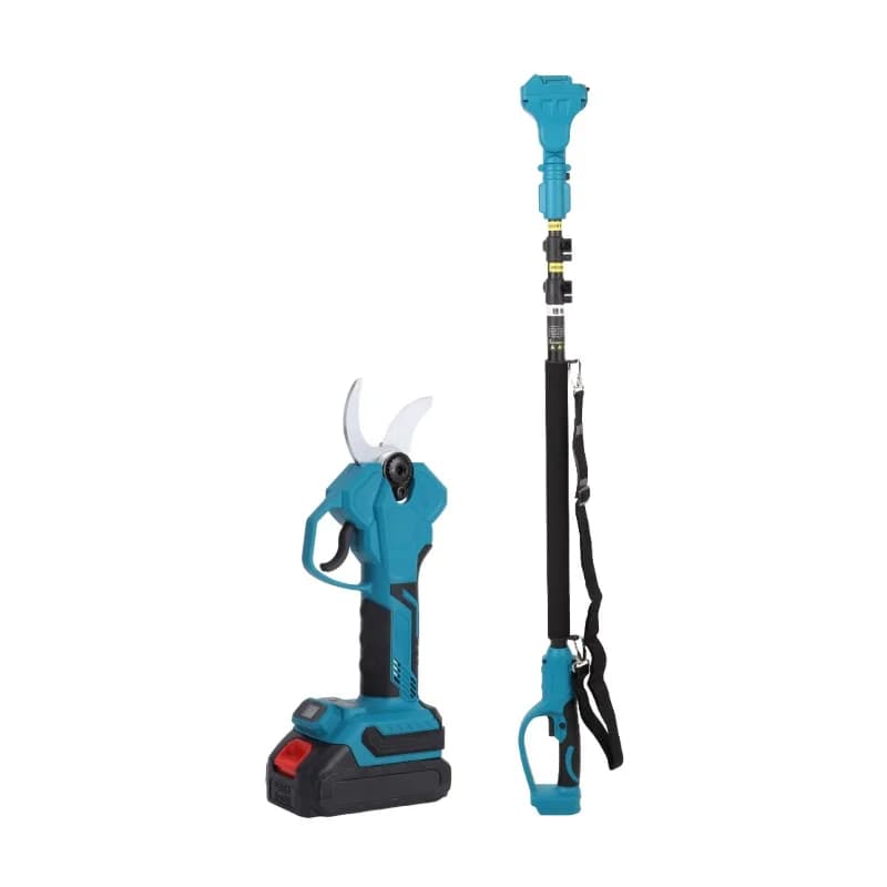Electric power supply for 21V high branches Garden set Powered pruning scissors batteryless extension shears without brushes with telescopic pole