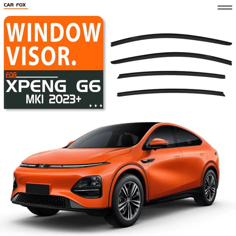Per XPENG G6 2023 + Finestra di Automobile Visiera Tenda Shelter Parabrezza Finestrino Laterale Pioggia Parasole Accessori Auto Car Styling