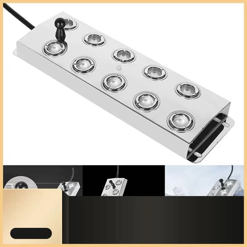 10 Testa Ad Ultrasuoni Mist Maker Fogger 7000 ML/H Fontana di Acqua Stagno Macchina Della Nebbia Atomizzatore Umidificatore D'aria Con Cable-N30R