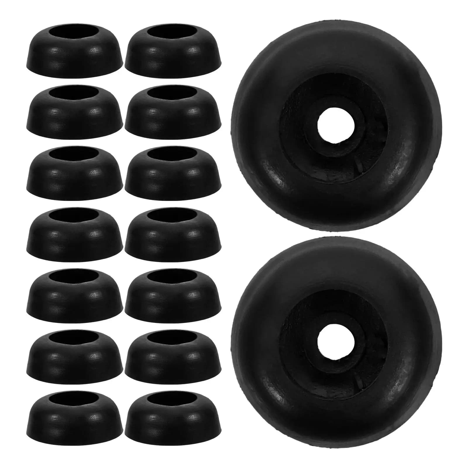 100Pcs Silicone Furniture Pads Anti-Skid Floor Protectors for Chairs Tables Dressers Cabinets Cutting Boards Dampness Protection