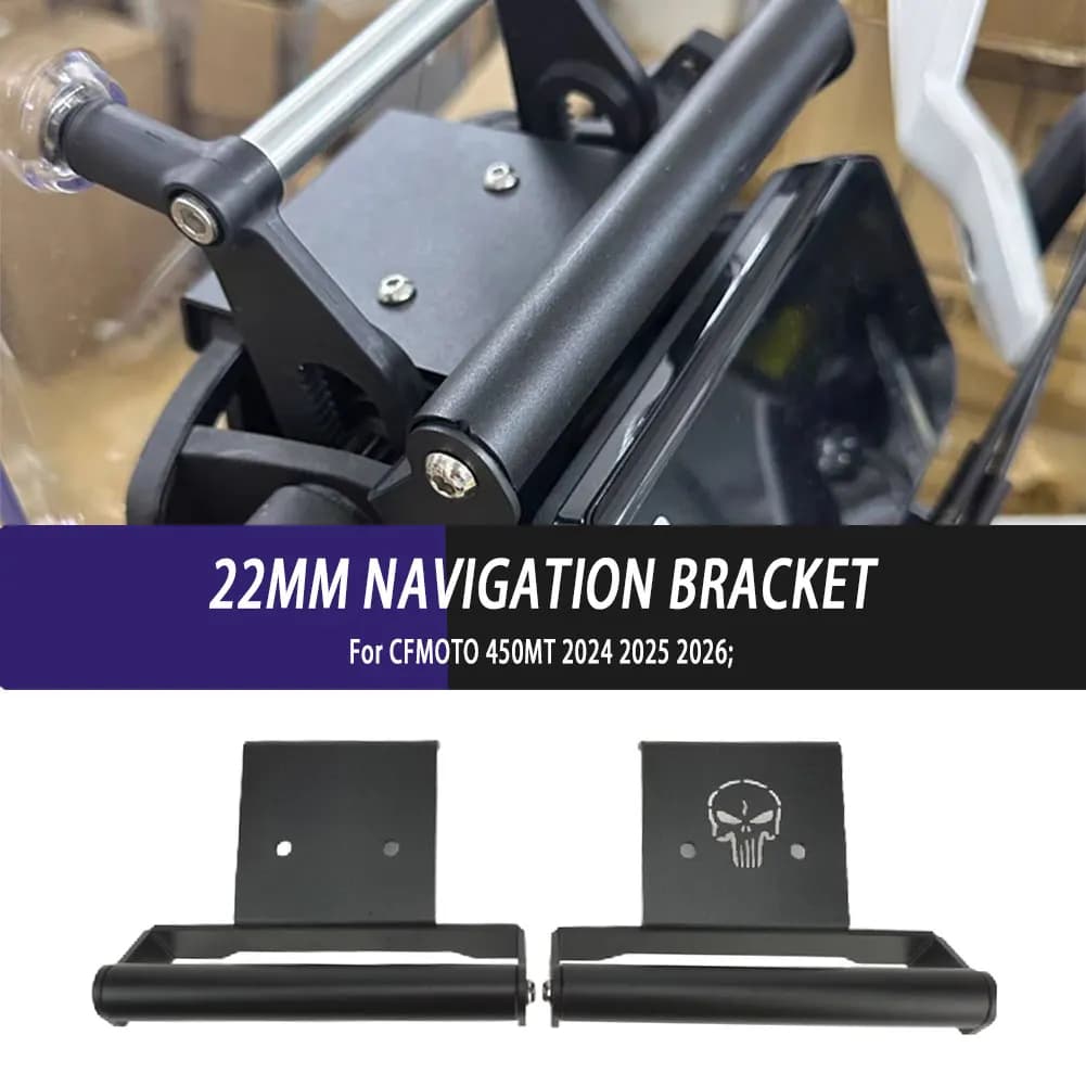Supporto per Smartphone e GPS per Moto CFMOTO CF 450MT 2024 2025 2026, Staffa di Navigazione Estensibile