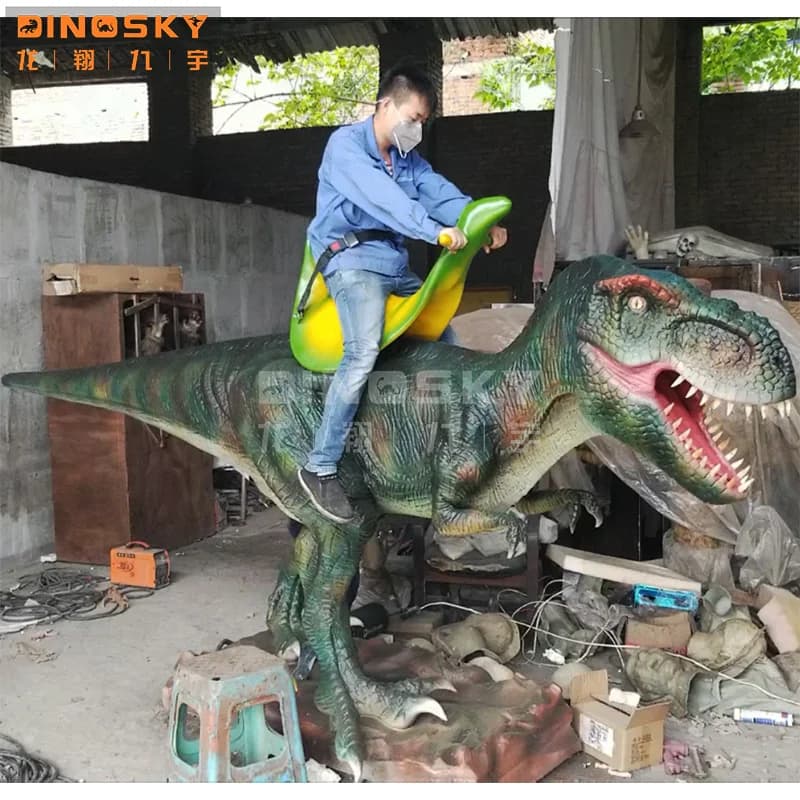 ATV&UTVElectric Dinosaur Car T-rex Rides Remote Control Coin Operated in Amusement, Theme Park DINOSKY