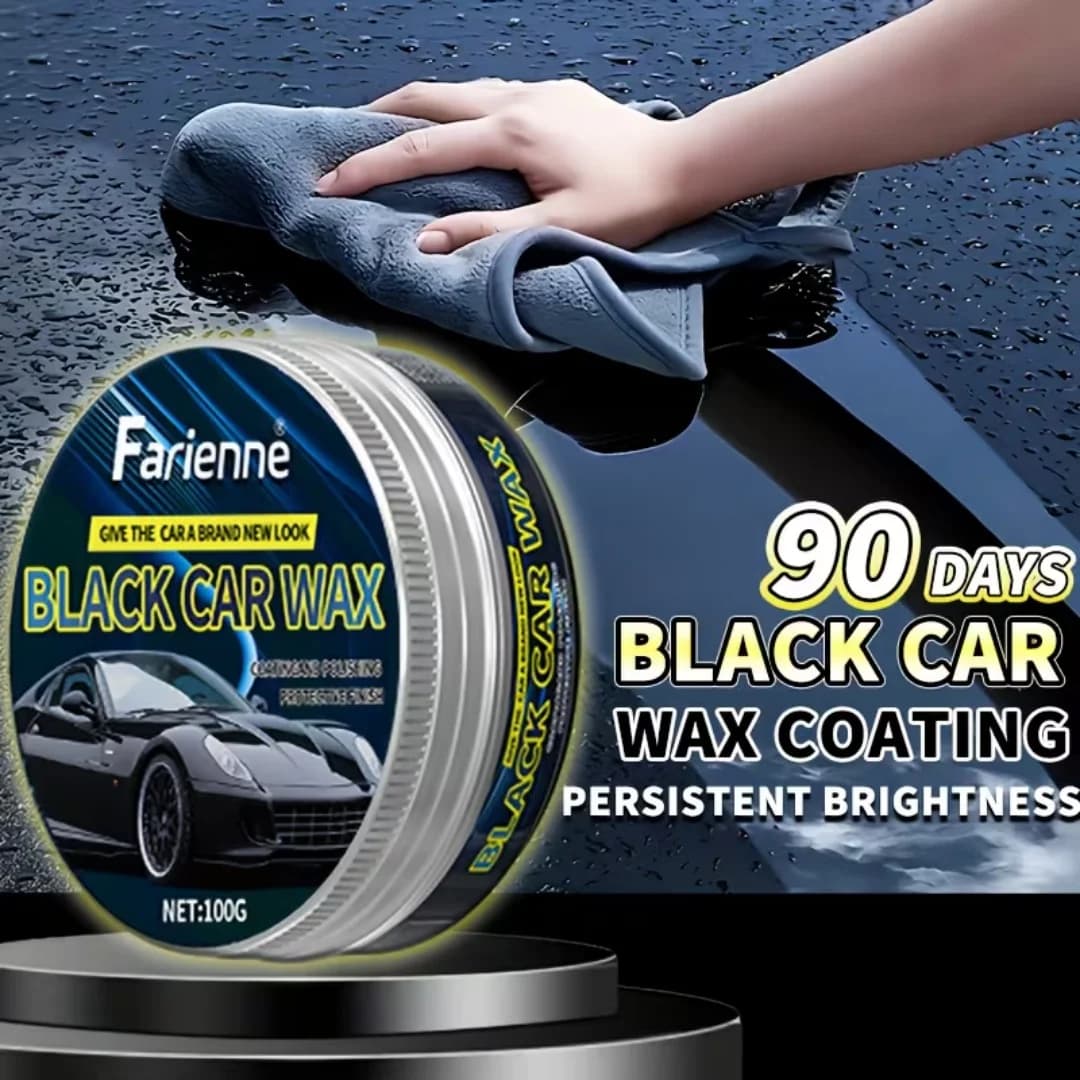 Pasta lucidante per auto, 100g. Finitura lucida, rimozione graffi, protezione a lunga durata per vernice nera di auto. Formula facile da applicare.