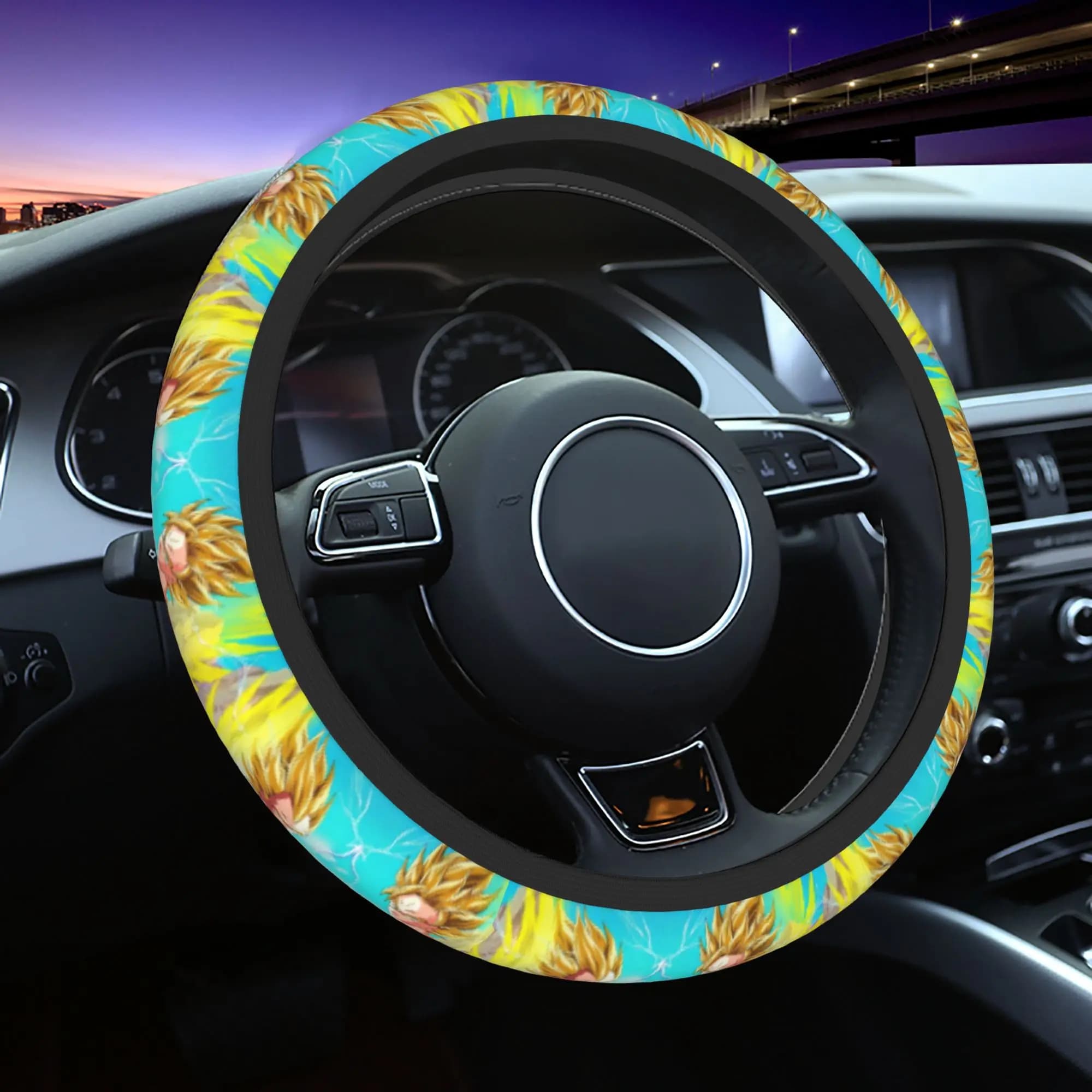 Anti-slip Dragon Ball Z Cover, Auto Flyer Protection, Decorative Car Accessories