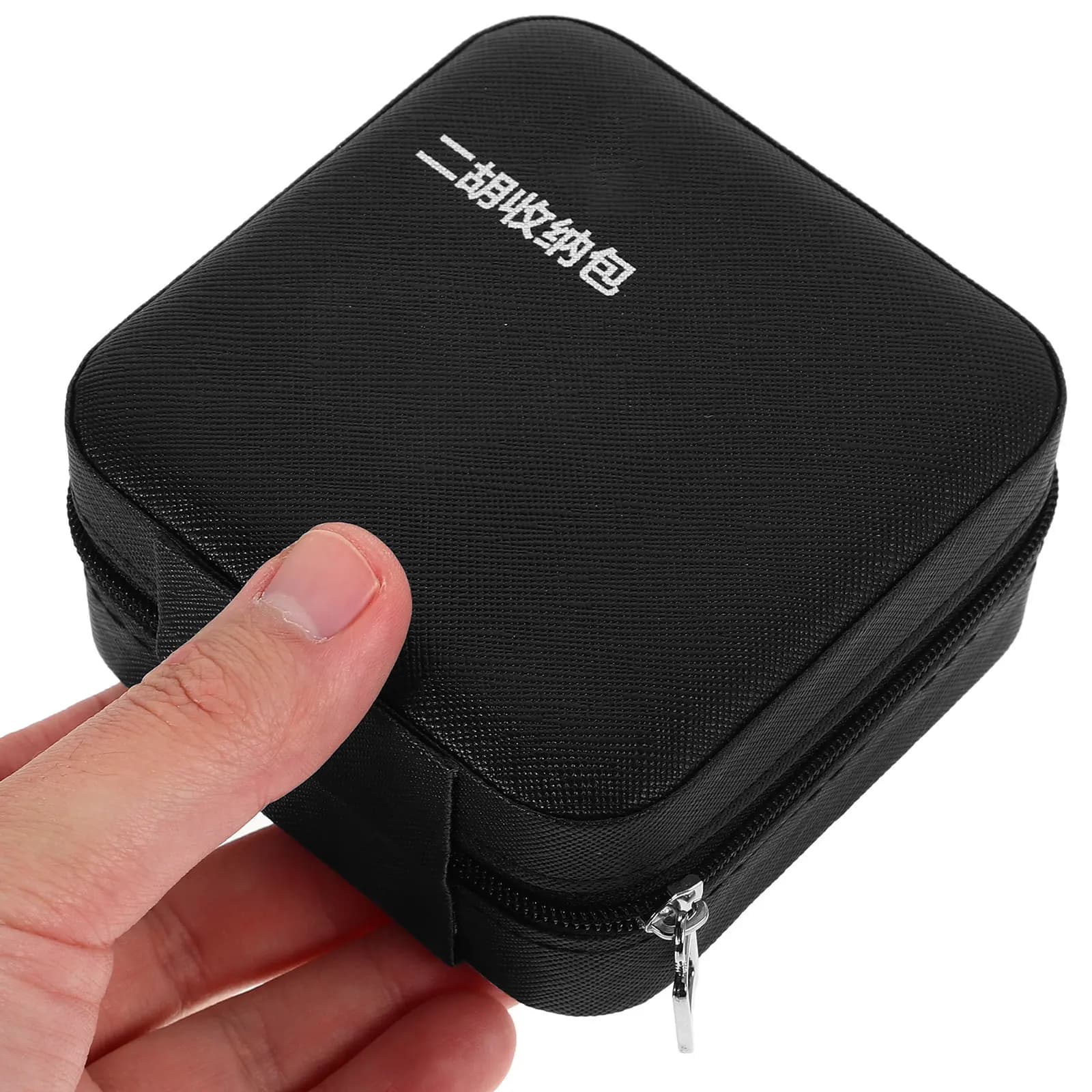 Custodia da Viaggio Portatile Nera per Accessori Erhu, Organizer per Parti di Erhu, Borsa Protettiva per Strumento Cinese