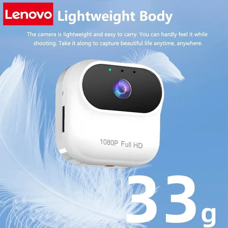 Lenovo HD Mini Camera WiFi Smart Home Security Camera Monitor Camcorders Video Surveillance Camera With Motion Tracking