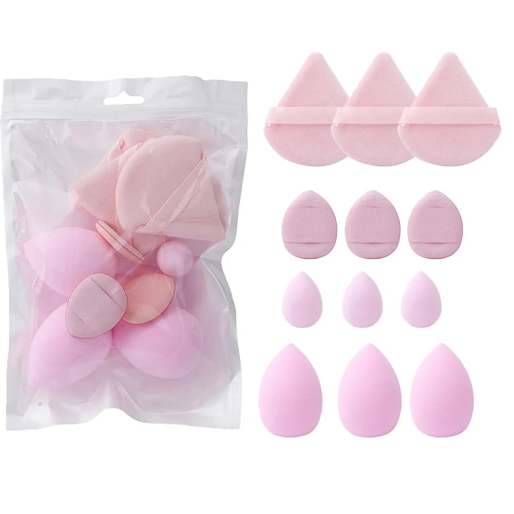 Professional Makeup Sponge Soffio non-absorbent without latex Double use Dry and wet for mixing foundation Daily use